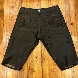 Kuhl Renegade Krux Shorts Mens 38 Brown Hiking Outdoor Cargo Performance EUC